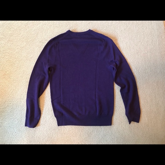 Express Crew Neck Sweater in Purple - Picture 3 of 5